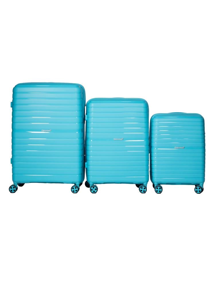 Комплект чемоданов Snowball 49203 Голубой (31218807)