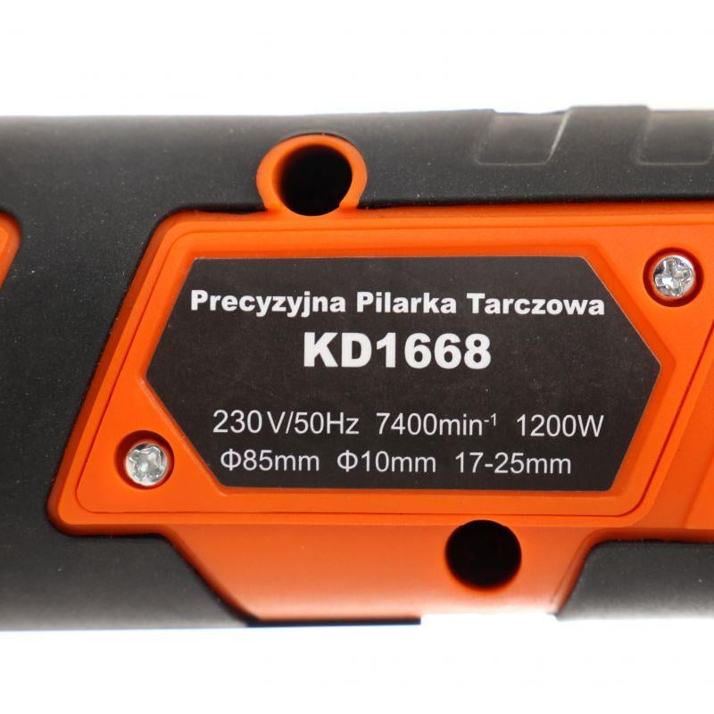 Пила мини-роторайзер дисковая Kraft&Dele KD1668 2415716188 сетевая ручная 1200 Вт 85 мм - фото 3