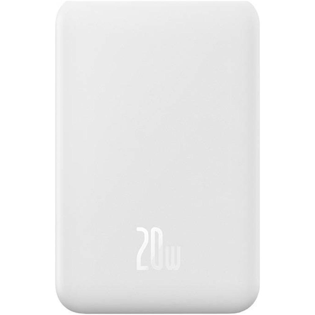 Внешний аккумулятор Baseus Magnetic Mini 20W 20000 mAh White (PPCX150002)