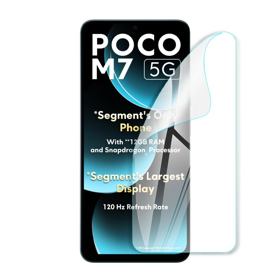 Защитная полиуретановая глянцевая пленка Simple Armor на экран смартфона Xiaomi Poco M7 5G (PF-S02SNG-003-241)