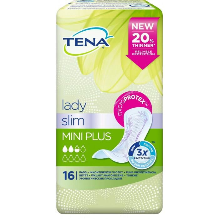 Урологічні прокладки Tena Lady Slim Mini Plus 16 шт. (852868)