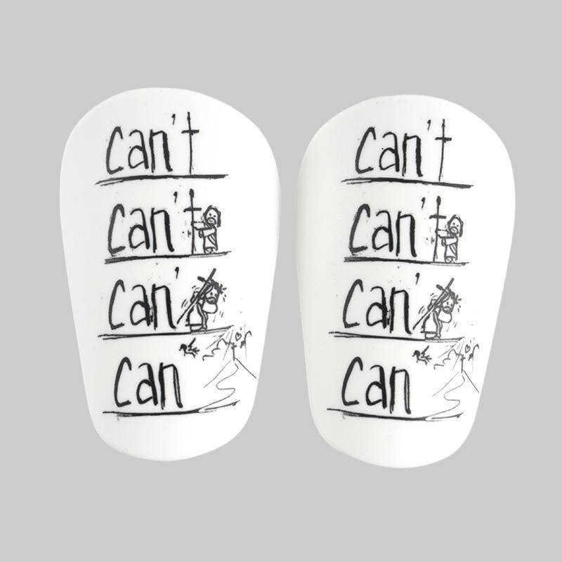 Щитки футбольные Can't S 10x6 см Белый (000193)