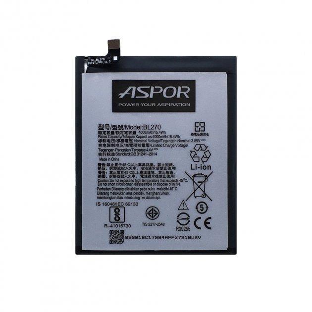 Акумулятор Aspor для Lenovo BL-270 Vibe K6 Plus/K6 Note (1860523151) Акумулятор Aspor для Lenovo BL-270 Vibe K6 Plus/K6 Note (1860523151)