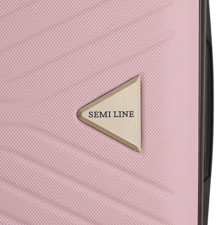 Валіза SEMI LINE T5694-3 28" L Rose (60370) - фото 3 Валіза SEMI LINE T5694-3 28" L Rose (60370) - фото 3