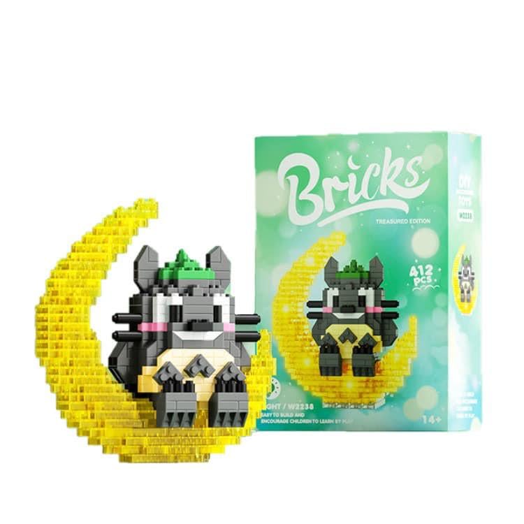 Конструктор-ночник Totoro BRICKS с подсветкой 412 деталей
