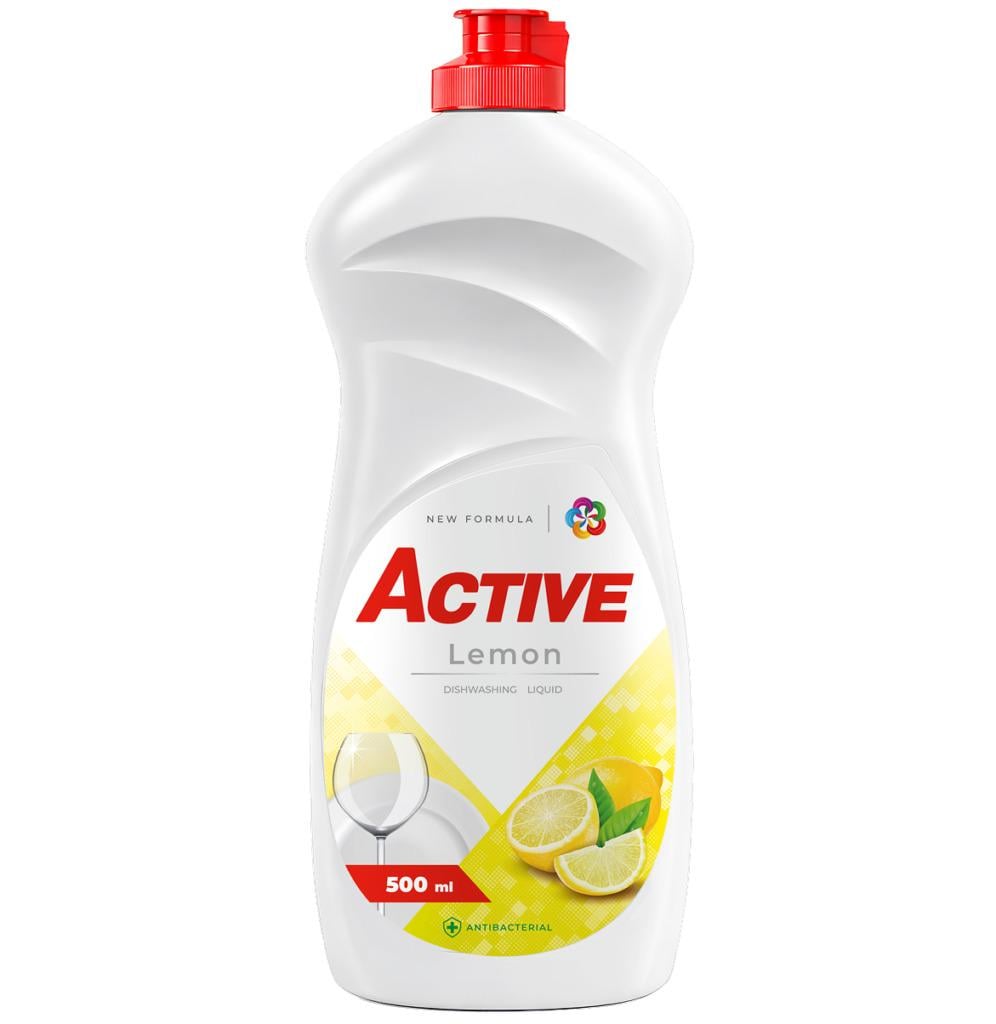 Гель для мытья посуды Active Лимон 500 мл (hx-47148)