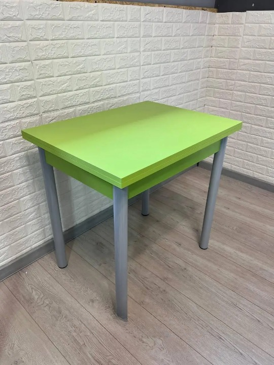 Стіл Оскар розкладний для кухні60х80х80х120х75 см Зелений/Сірий (2496412166)