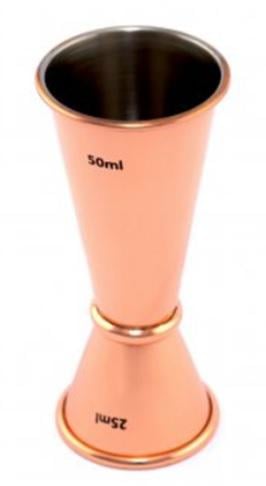 Джиггер высокий One Chef из н/ж стали и медным покрытием 25/50 мл (29674646)