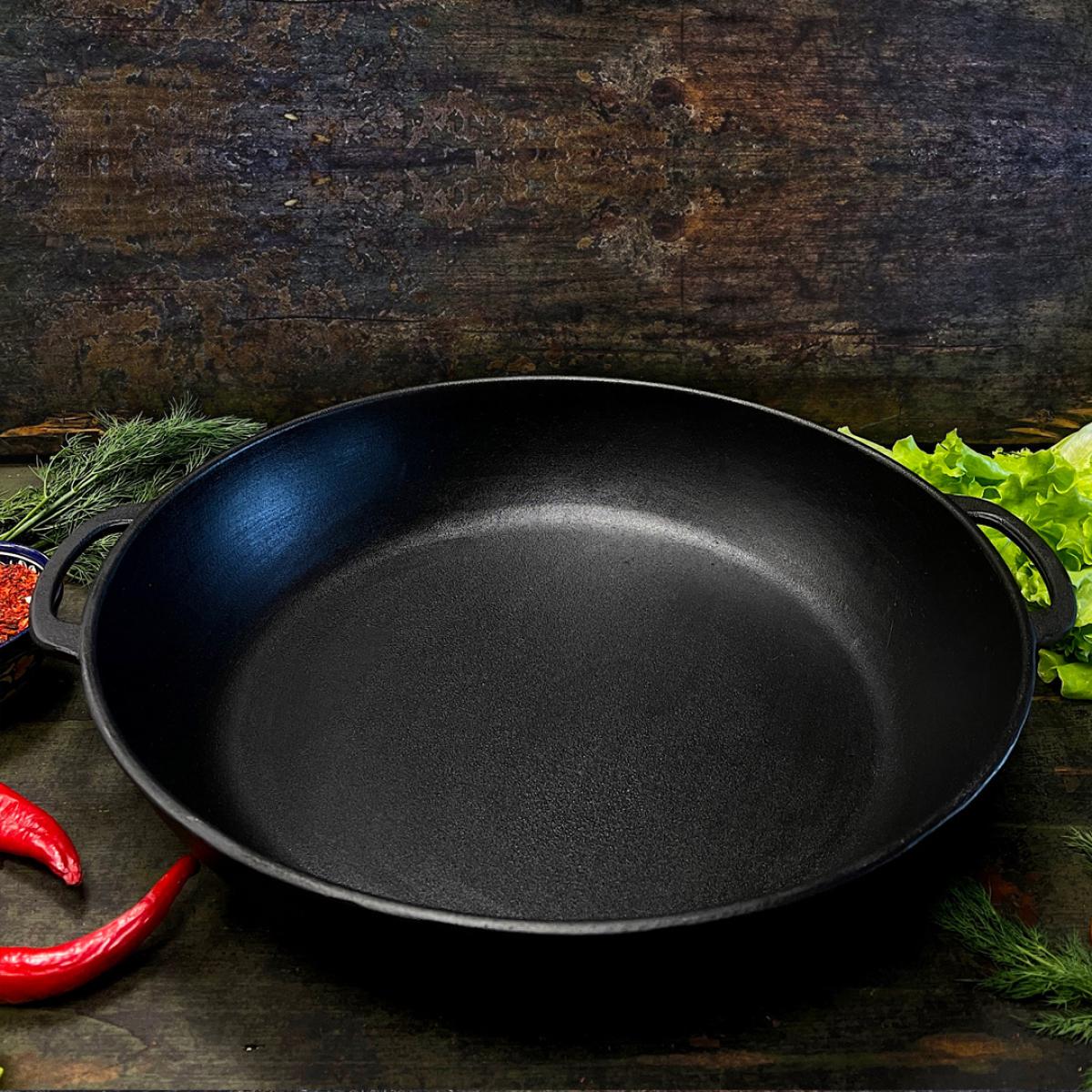 Жаровня Maysternya чавунна 40х8 см (400-80) - фото 2