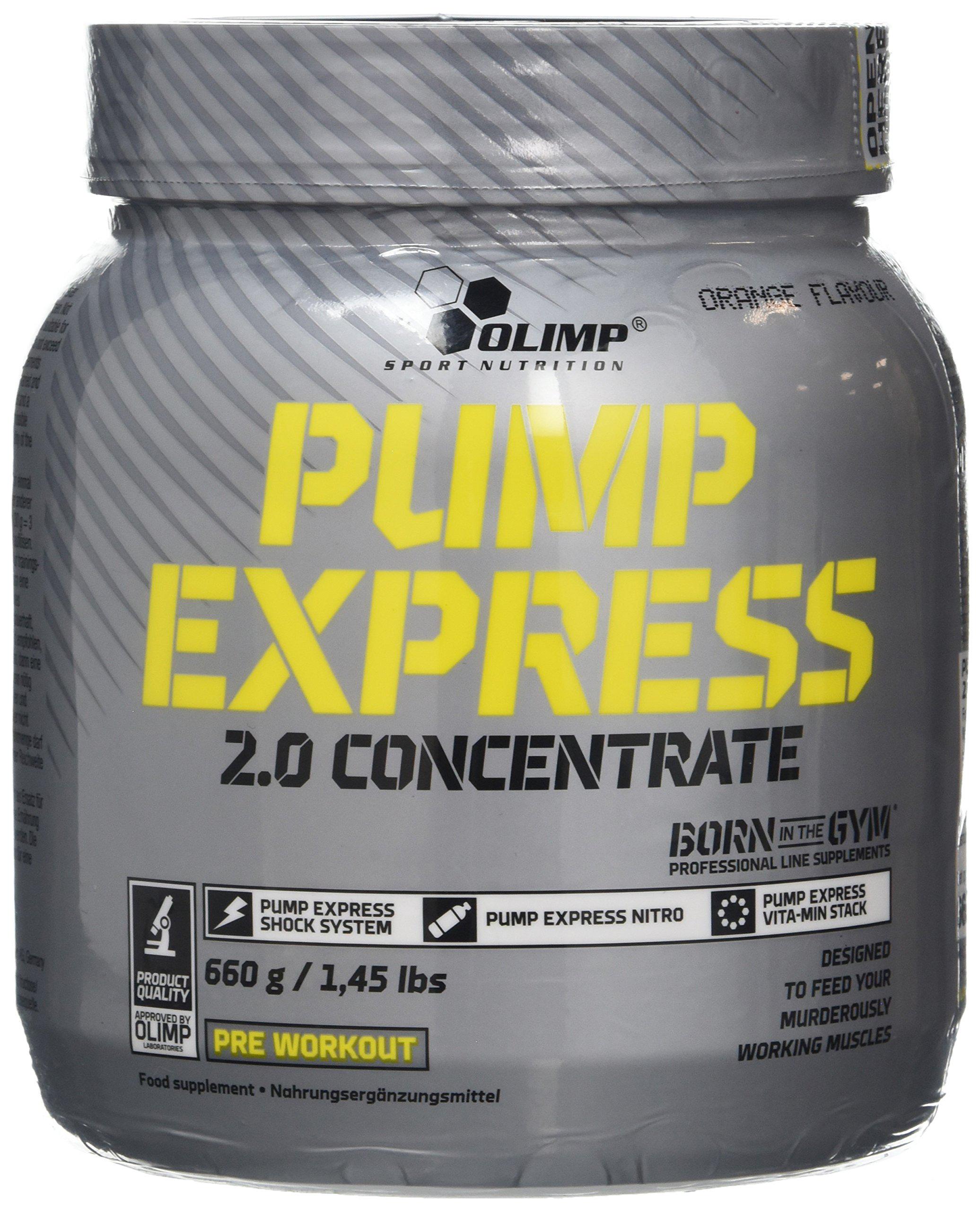 Предтренировочный комплекс Olimp Pump Express 2,0 concentrate 660 г Апельсин - фото 1