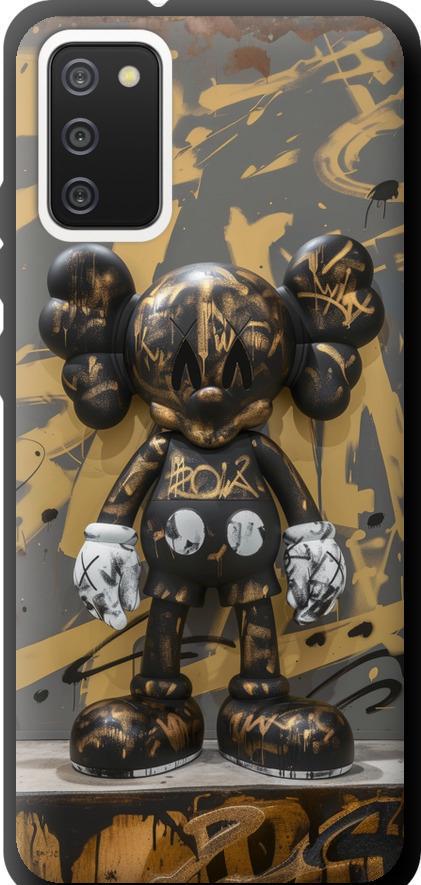 Чехол на Samsung Galaxy A02s A025F Bronze kaws (6097b-2203-42517)
