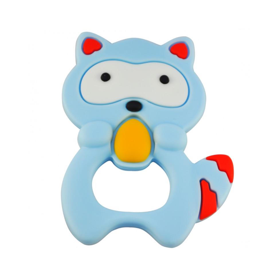 Прорезыватель силиконовый Енот MGZ-0402 в футляре Blue (39008)