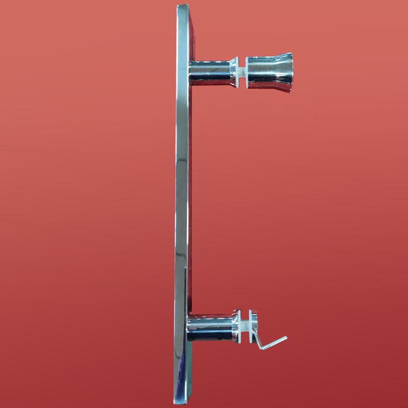 Душевая дверь в нишу KOER SR SD01-120x200-TR-07 прозрачное стекло Easy Clean 8 мм Графитовый (KR5378) - фото 7