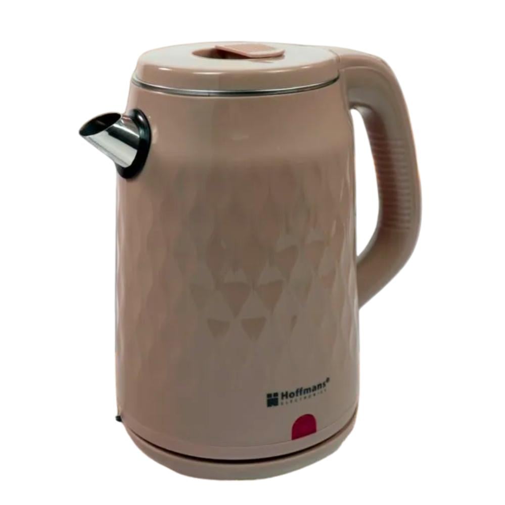 Електрочайник Hoffmans Electronics HM-2542 2000W 2,5 л Бежевий (120.1873)
