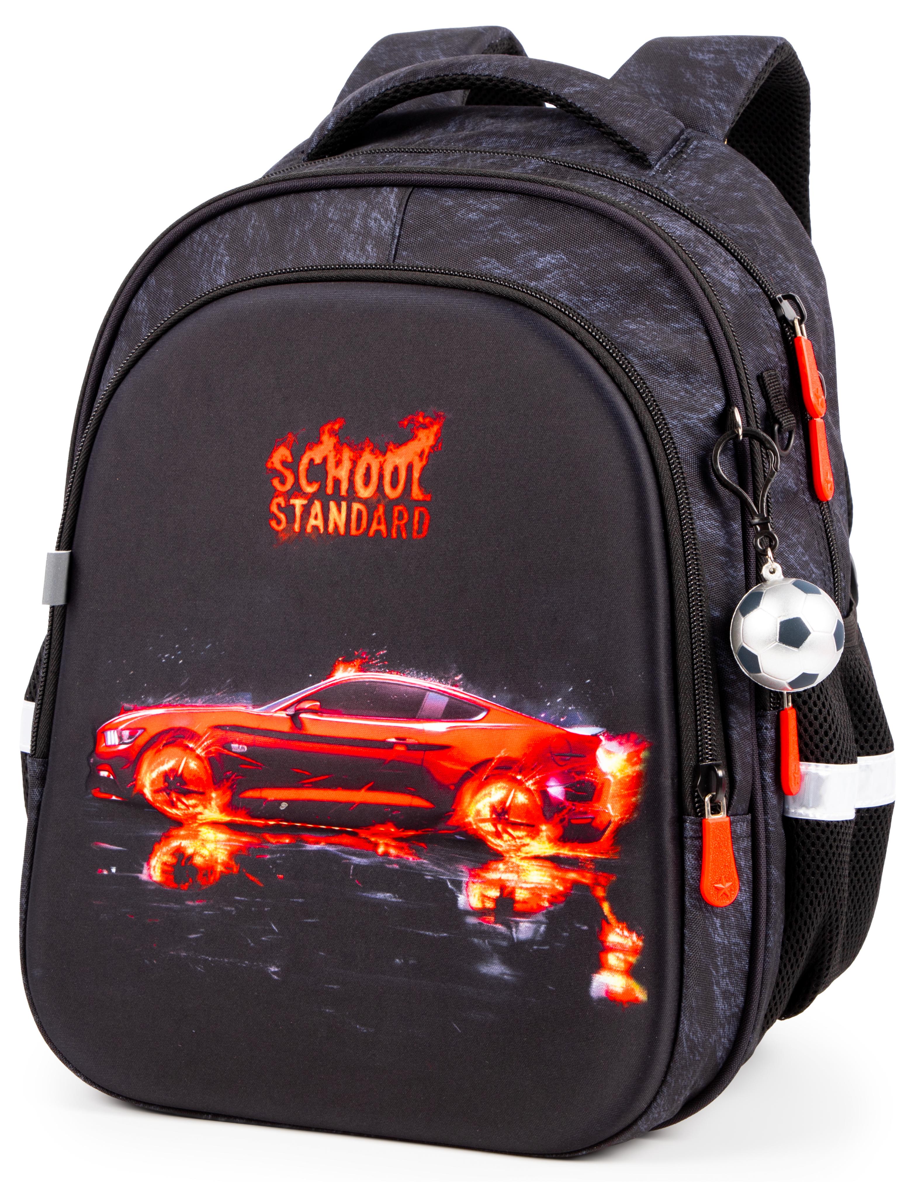 Ортопедический рюкзак в школу для мальчика с Машиной School Standard 38х30х18 см для начальной школы (150-34)