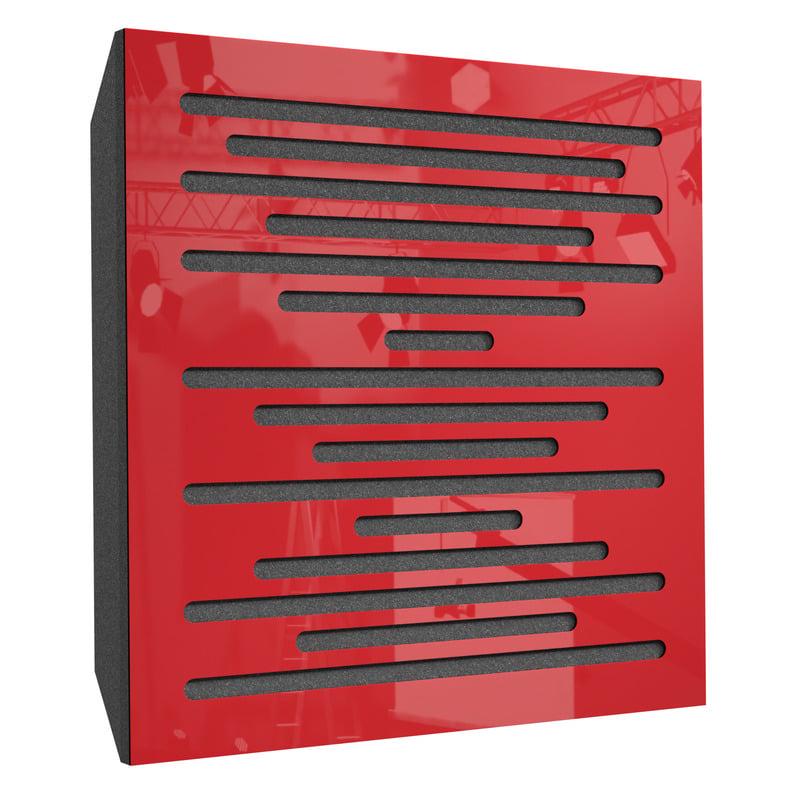 Акустическая панель Ecosound EcoWave Plastic 50х50 см 73 мм Красный (862)