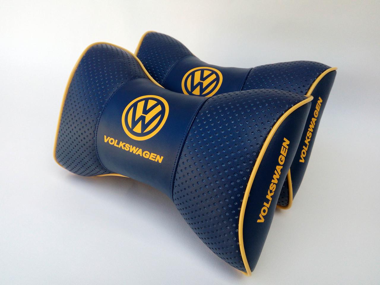 Подушка на подголовник авто Volkswagen 2 шт. (00142)