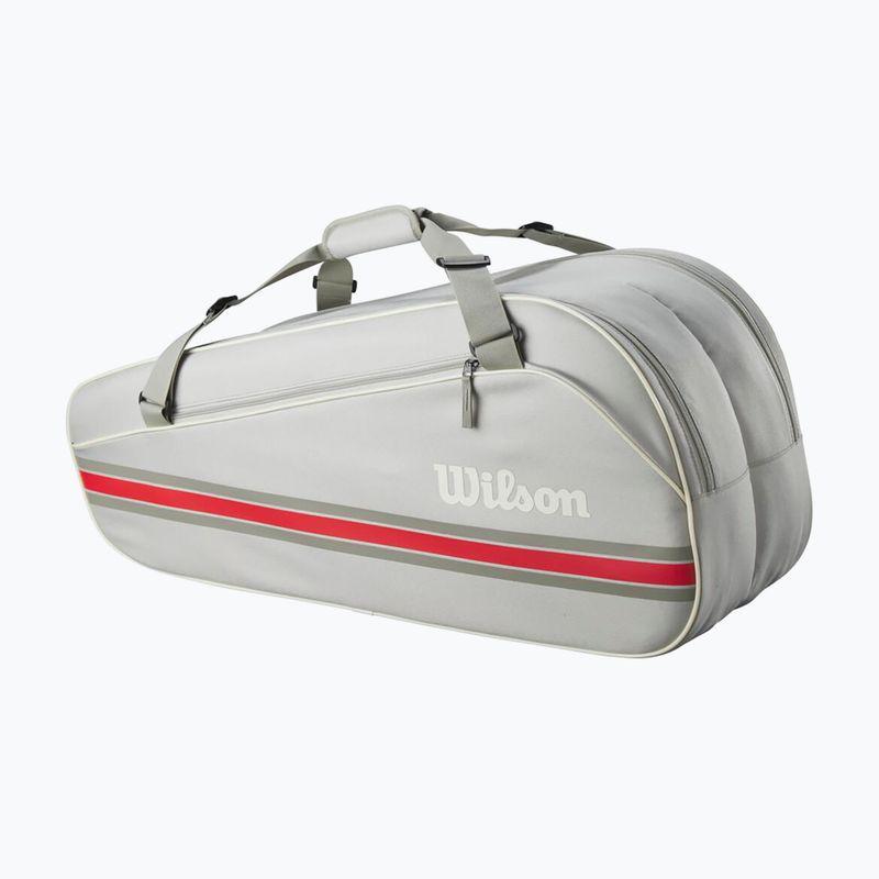 Чехол Wilson 6PK TEAM RACKET BAG 2025 76,2х24,13х33,02 см Серый (WR8039903001)