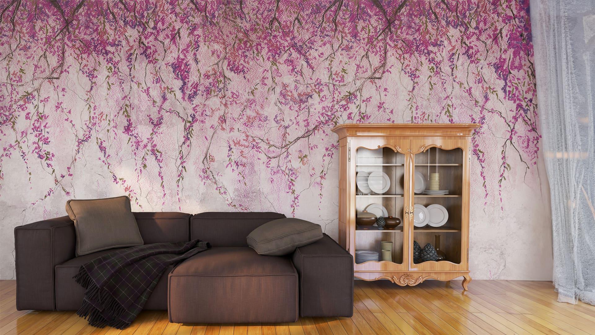 Фотообои флизелиновые Styleo Print-walls Ветки сакуры 0780 300х200 см (Pw-0780)