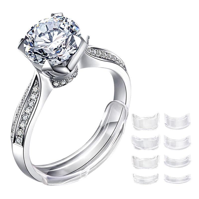 Регулятор розміру кільця прозорий 8 розмірів (40_009) - фото 6