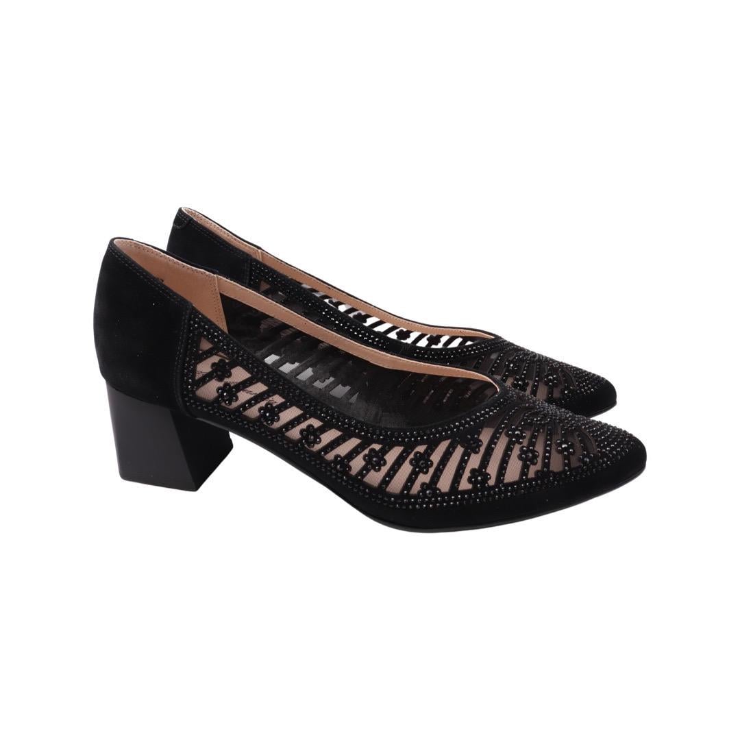 Туфли женские Lady Marcia из замши р. 39 Черный (217-22LT)