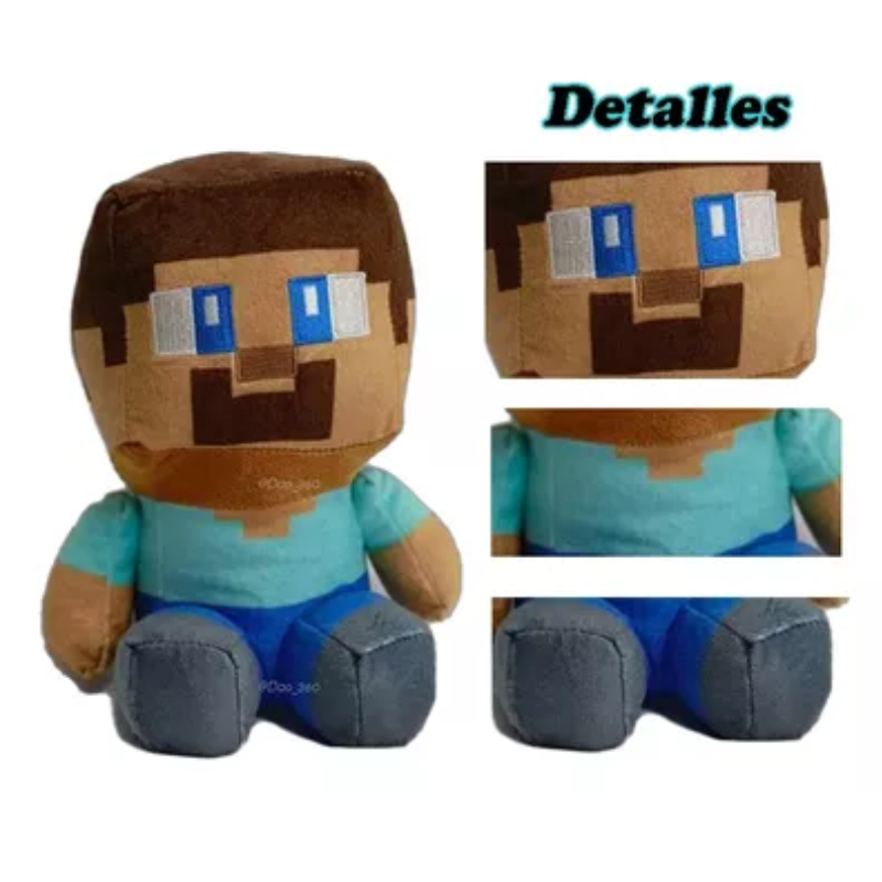 М'яка іграшка Стів сидячий з гри Minecraft 24 см (2526473640) - фото 4