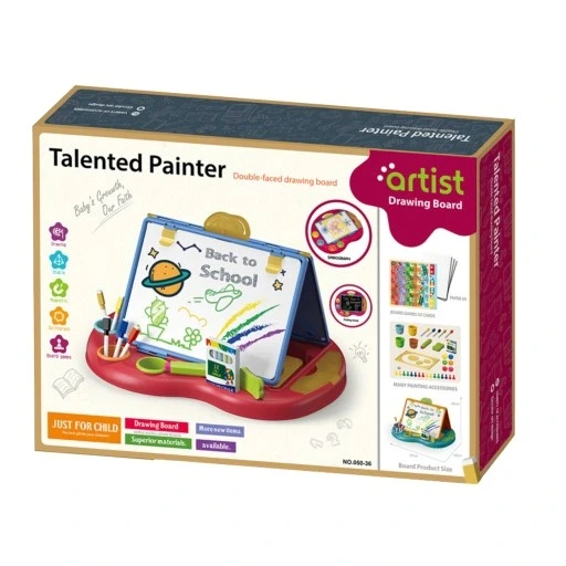 Набір для малювання маркерами та крейдою з приладдям для малювання (2104216152) - фото 6