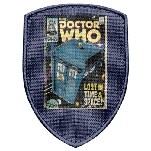 Шеврон щит Doctor who old poster (17676652-8-178798)