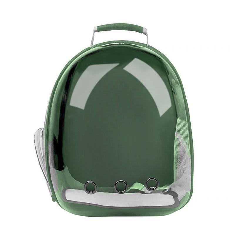 Рюкзак-переноска Taotaopets 253304 Panoramic Green 35x25x42 см с иллюминатором