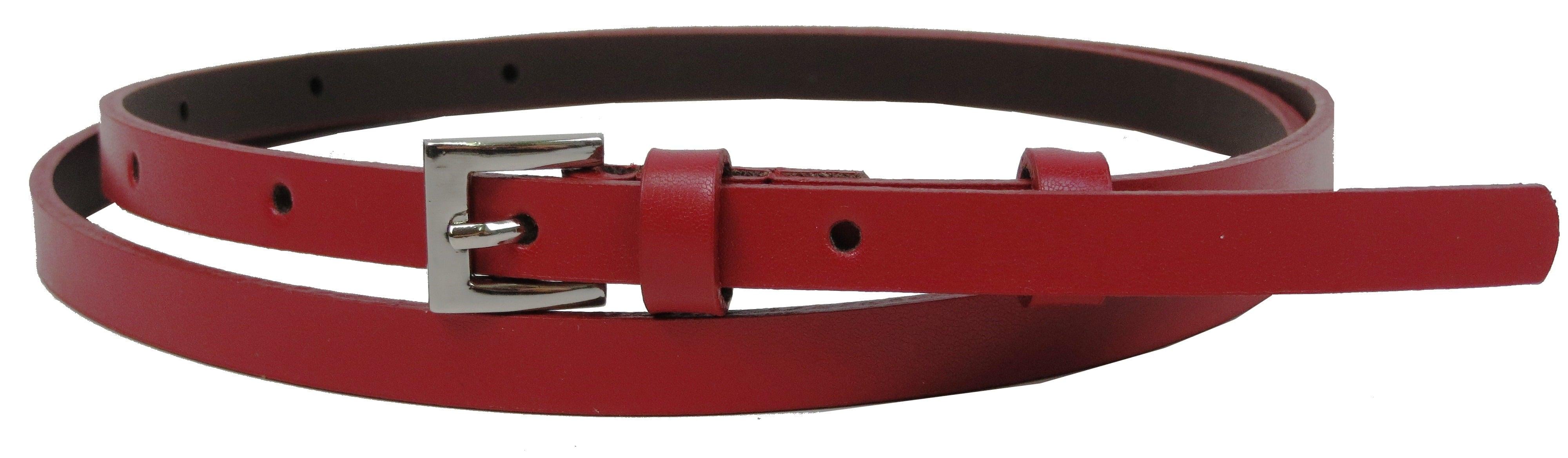 Ремень женский Rovicky кожаный Красный (PDR1 red)