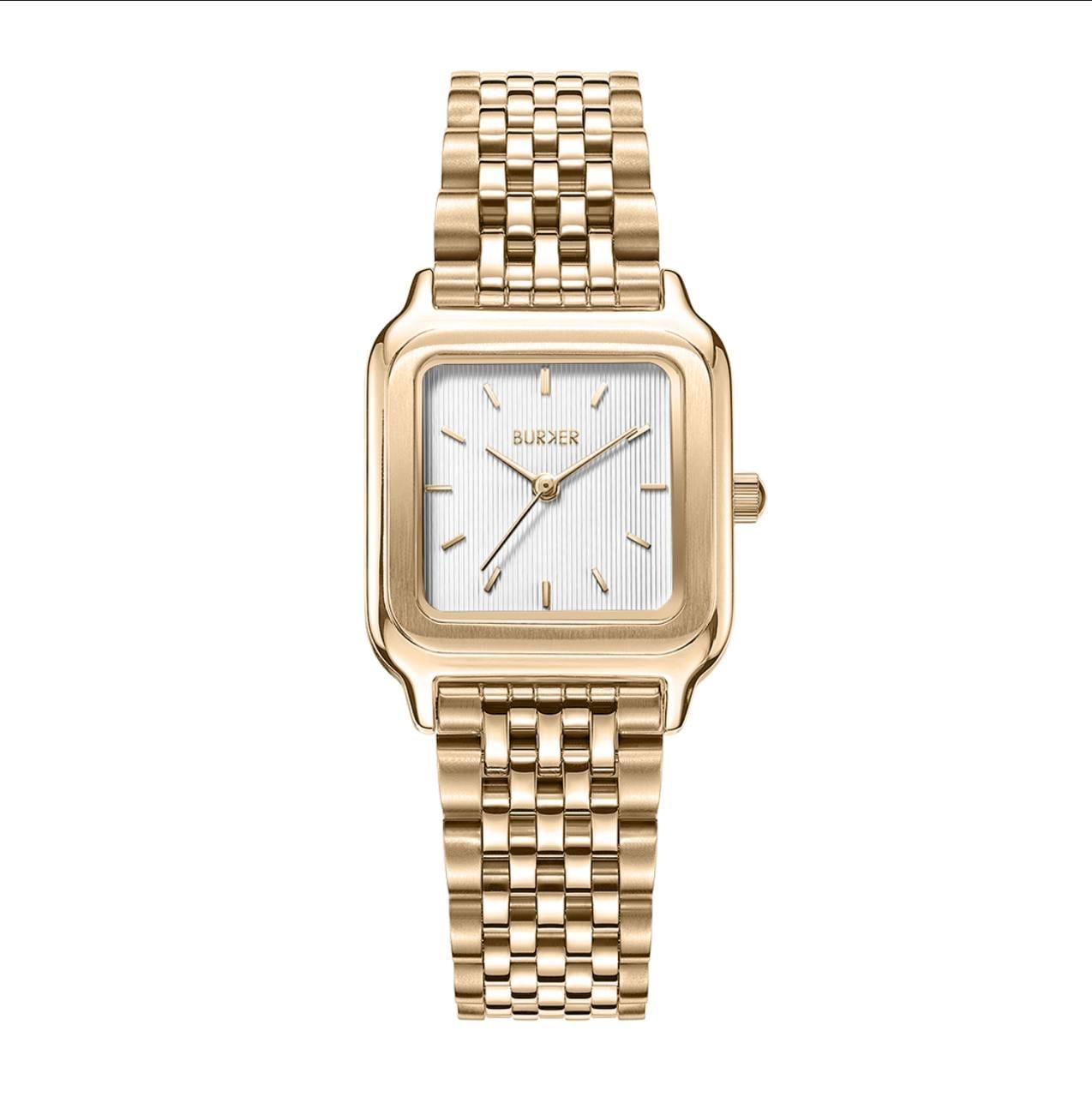 Наручний годинник жіночий Burker Macy Gold/White (38427326)