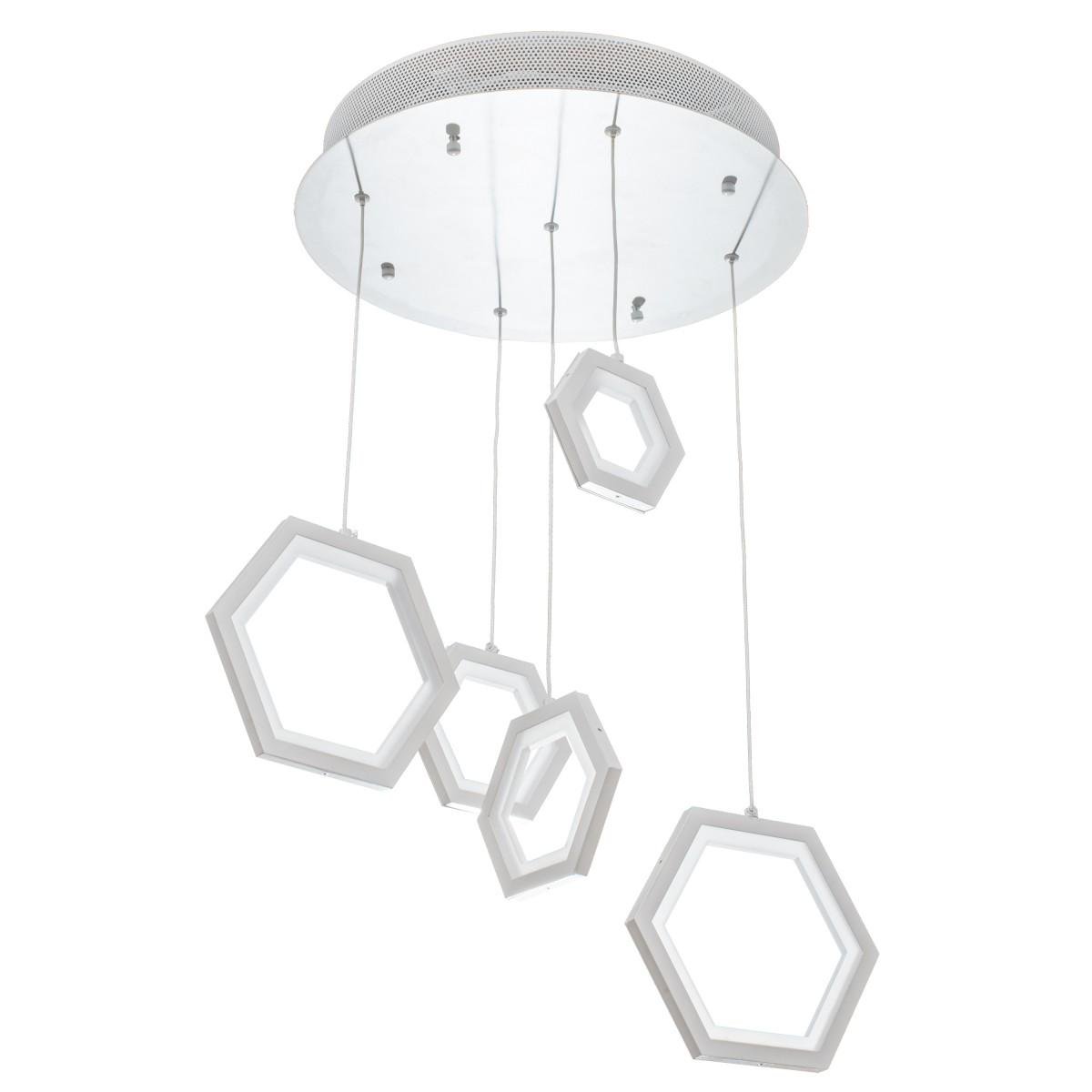 Люстра підвісна Brille BR-936S/44 W LED WH світлодіодна