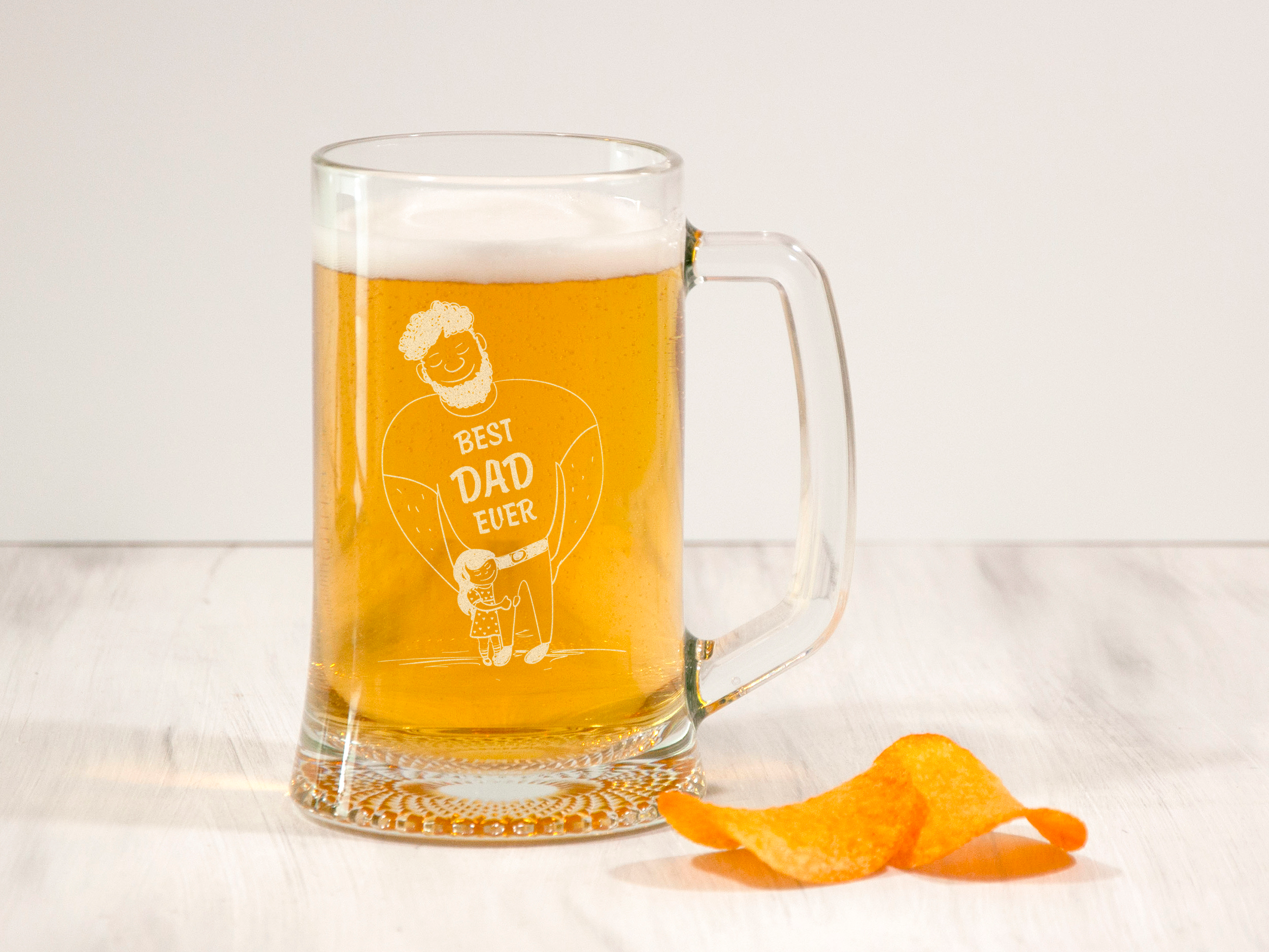 Бокал для пива Woodpresent Happy Father's day