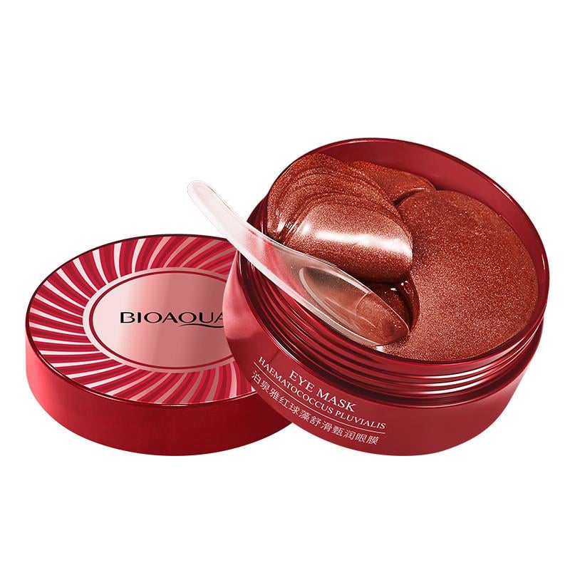 Патчи гидрогелевые Bioaqua Eye Mask Haematococcus Pluvialis с антиоксидантами с гематококком 80 г