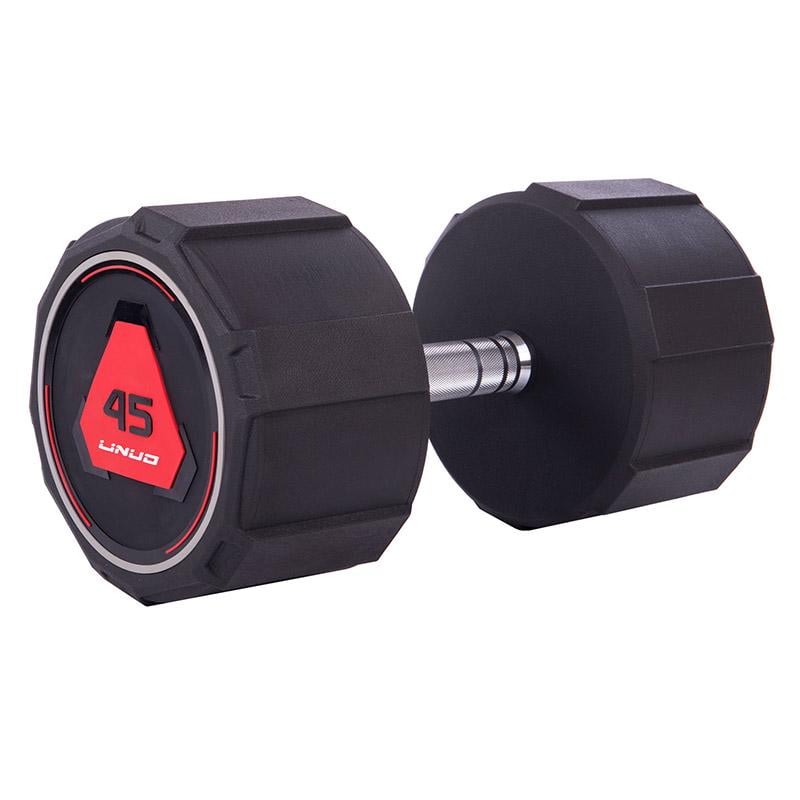 Гантель цельная LI NUO TA-3618 45 кг Черный (56508165)