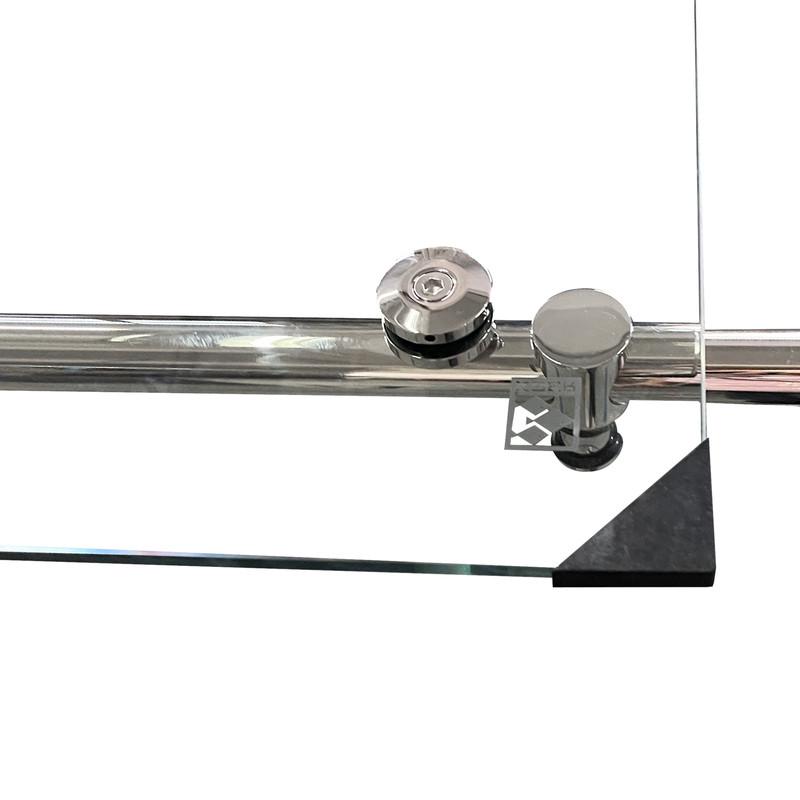 Дверь в нишу Koer SR SD06-120x220-TR-01 прозрачное стекло Easy Clean 8 мм Хром (KR5367) - фото 10