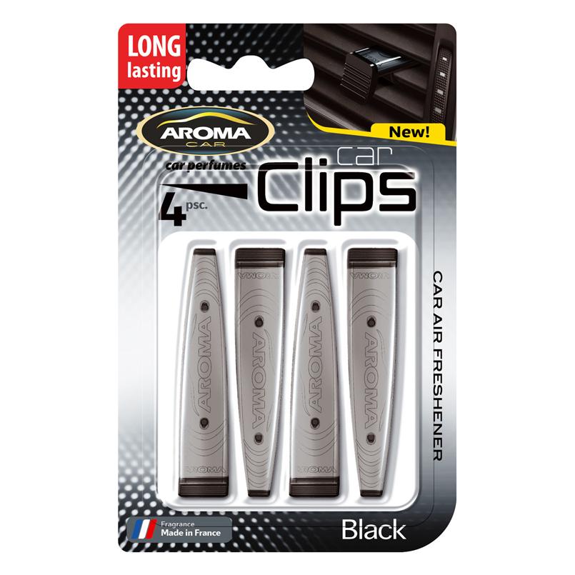 Ароматизатор Aroma Car Clips Black, 4x5g (25475-f61d6)