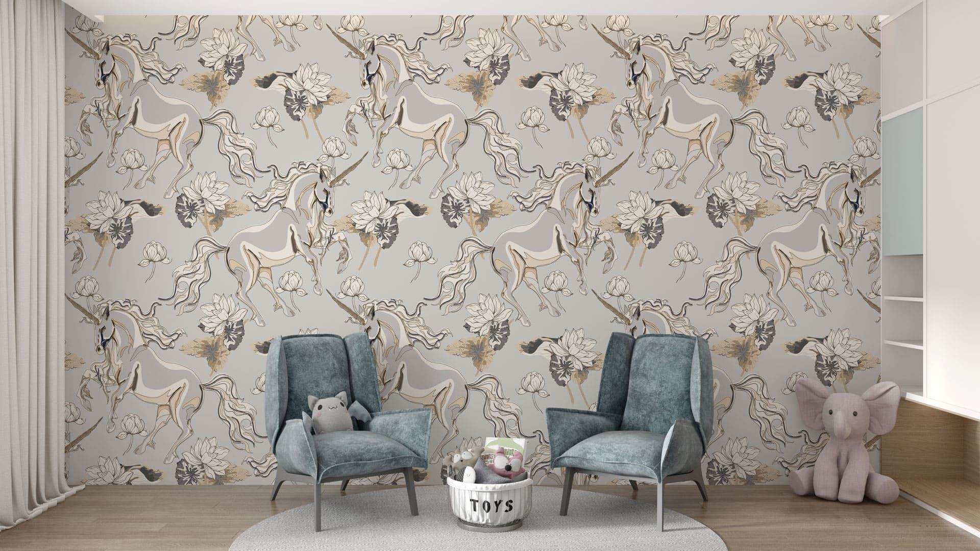 Фотообои флизелиновые Styleo Print-walls Сказочные лошади 0860 350х270 см (Pw-0860/3) Фотообои флизелиновые Styleo Print-walls Сказочные лошади 0860 350х270 см (Pw-0860/3)