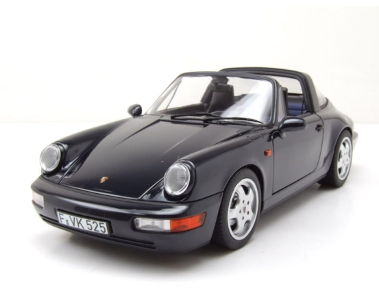 Модель автомобіля Norev 1:18 Porsche 911 964 Carrera 4 Targa 1991 Blue Metallic (187340)