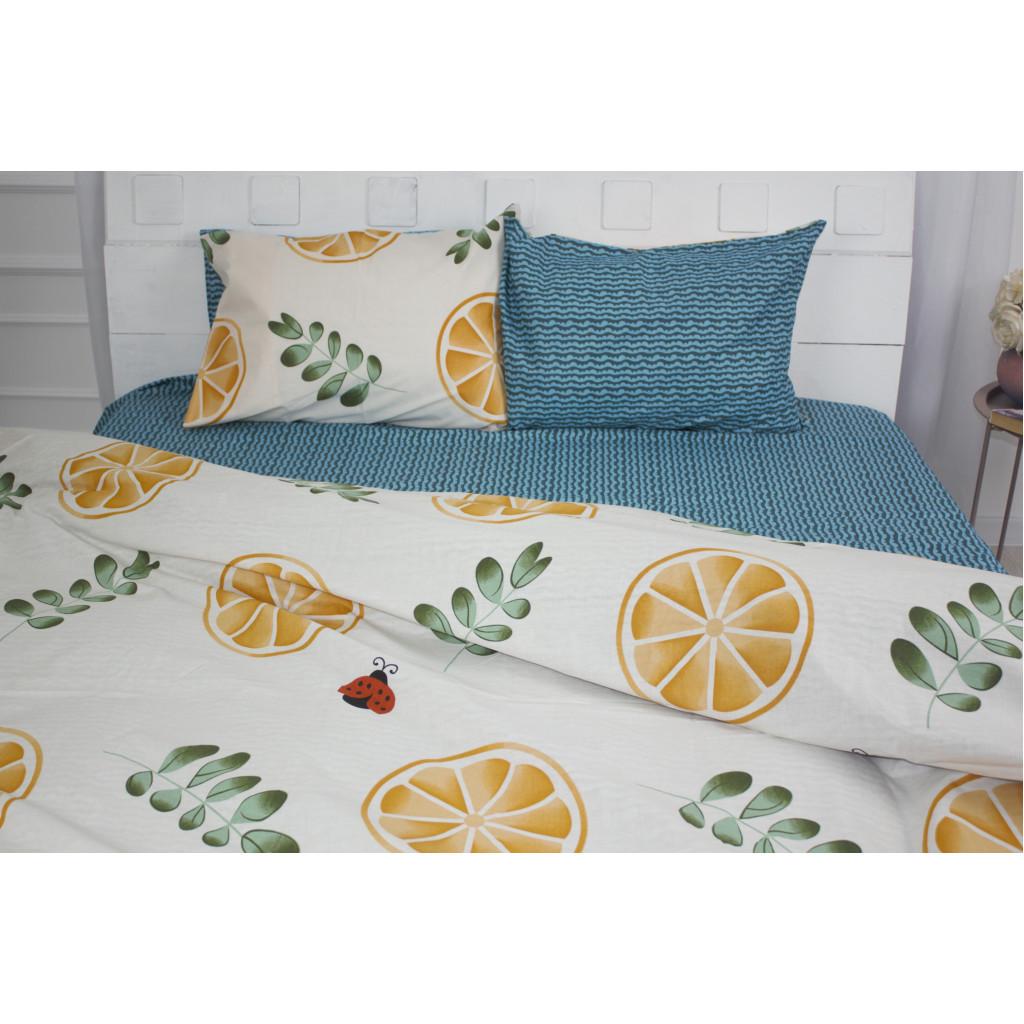Комплект постельного белья MirSon Ranforce Elite 17-0464 Lemon Бязь семейный (2200004682419)