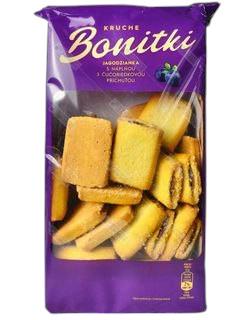 Печенье песочное с начинкой из черники Bonitki Jagodzianka 500 г (26871885)
