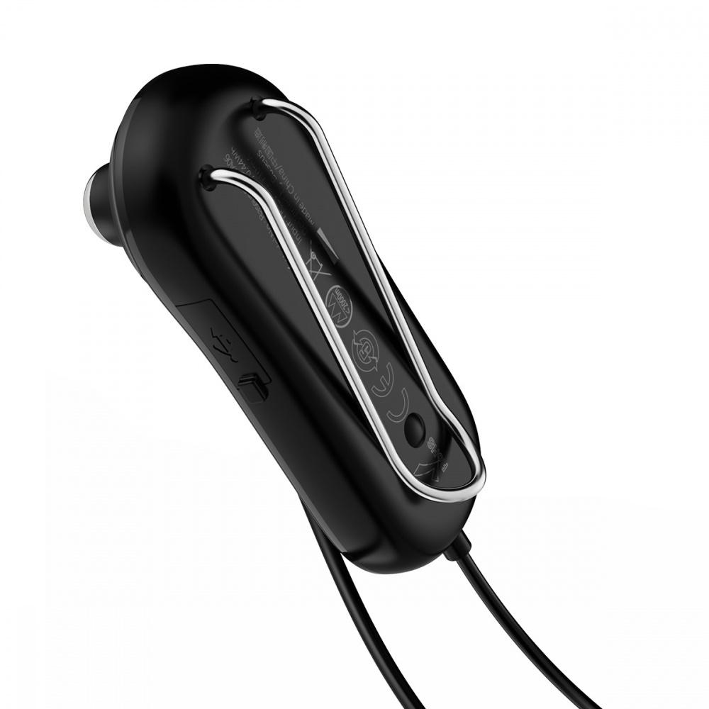 Гарнитура Baseus Encok Wireless Earphone A06 120 мАг чорний - фото 7