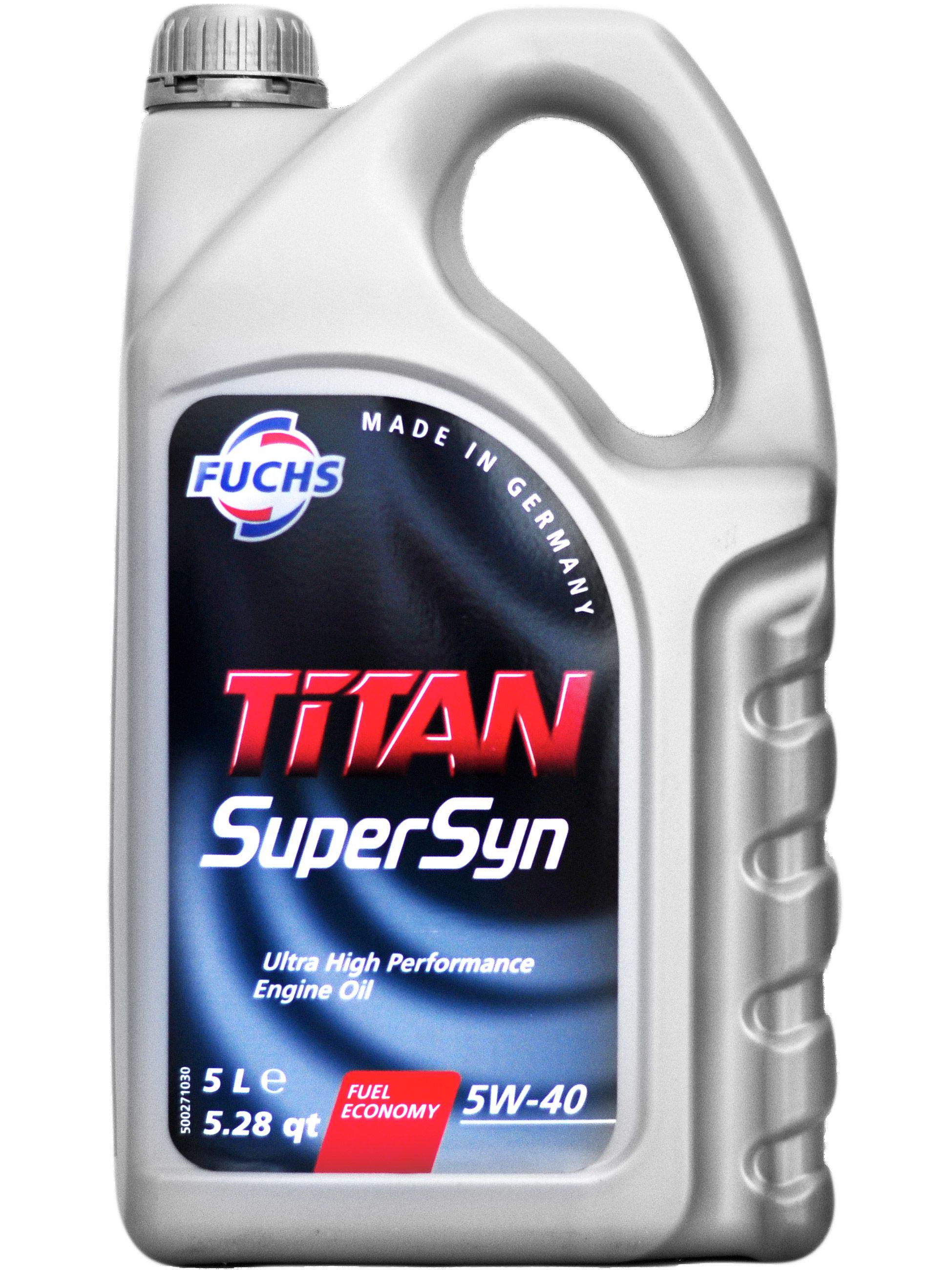 Моторна олива Fuchs Titan Supersyn 5W-40 5 л