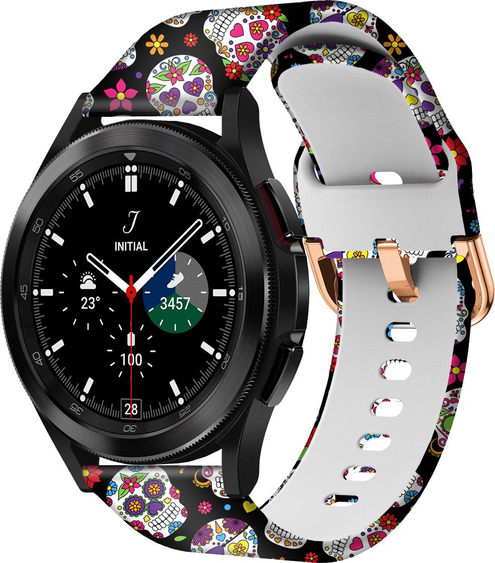 Ремешок Colorful для Galaxy Watch 4 Classic Skull 46 мм (28410) - фото 2 Ремешок Colorful для Galaxy Watch 4 Classic Skull 46 мм (28410) - фото 2