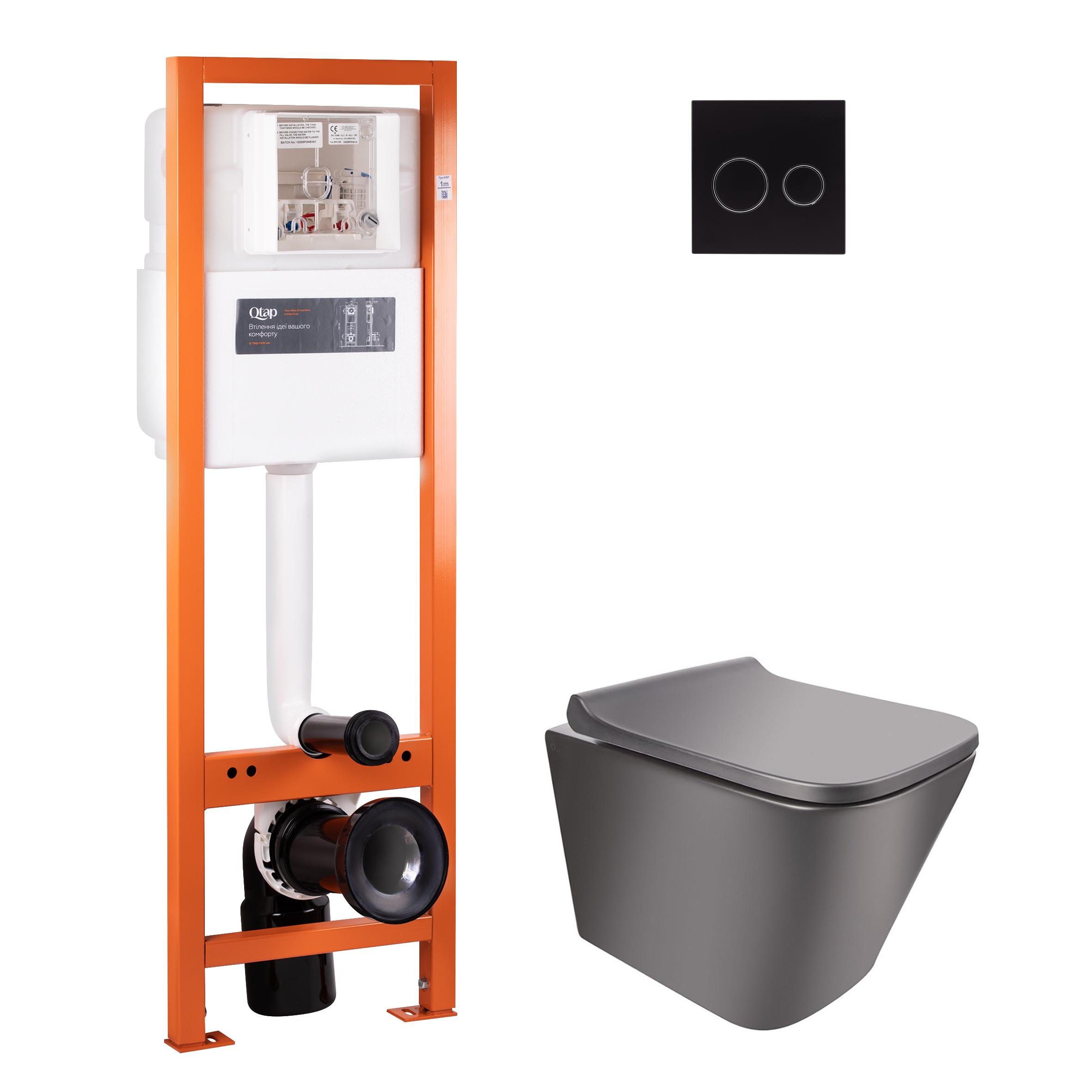 Комплект инсталляции Q-tap Nest QT1733052ERMB0233M370P01V1178MB с унитазом кнопка Черный (124655) Комплект инсталляции Q-tap Nest QT1733052ERMB0233M370P01V1178MB с унитазом кнопка Черный (124655)