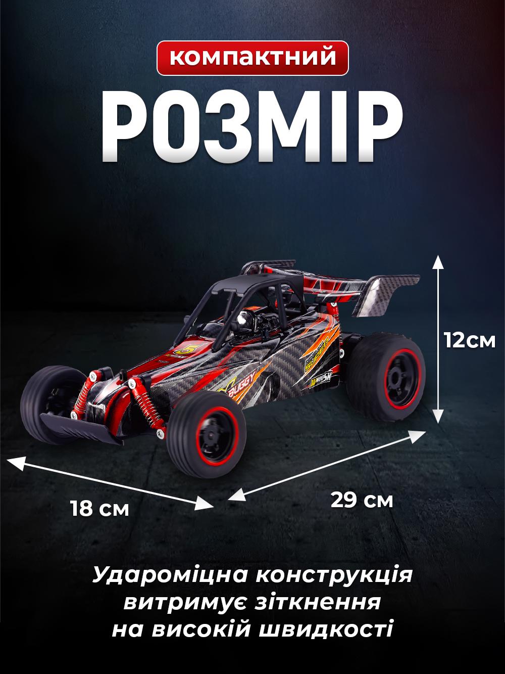 Машинка багги JoyPro DC717AX1 на радиоуправлении для детей трюковая Черный (70ec9c75) - фото 7