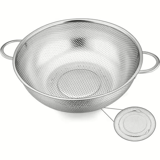 Друшляк Edenberg с двумя ручками 19 см (EB-18227)