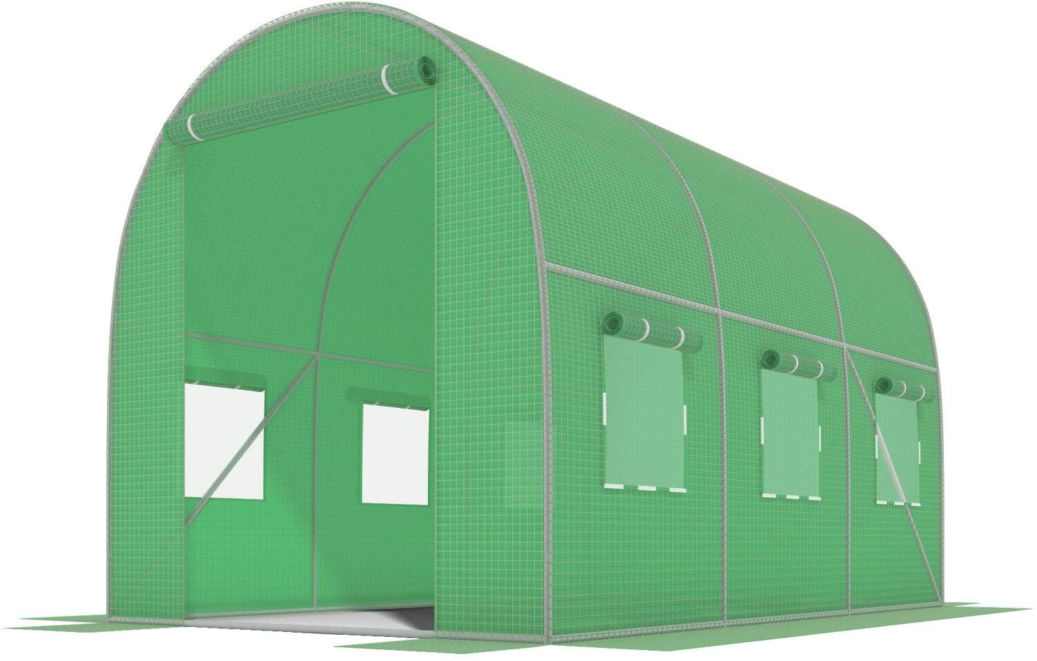 Теплица для огорода и сада King Garden с окнами 6 м² 300х200х200 см (KG001)