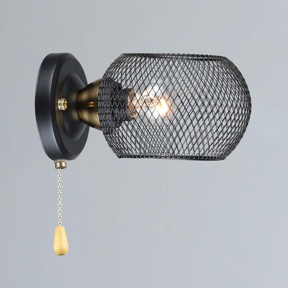 Светильник настенный Бра Lighthouse SRS-20127/1W BK+COP Черный/Медный (113369)