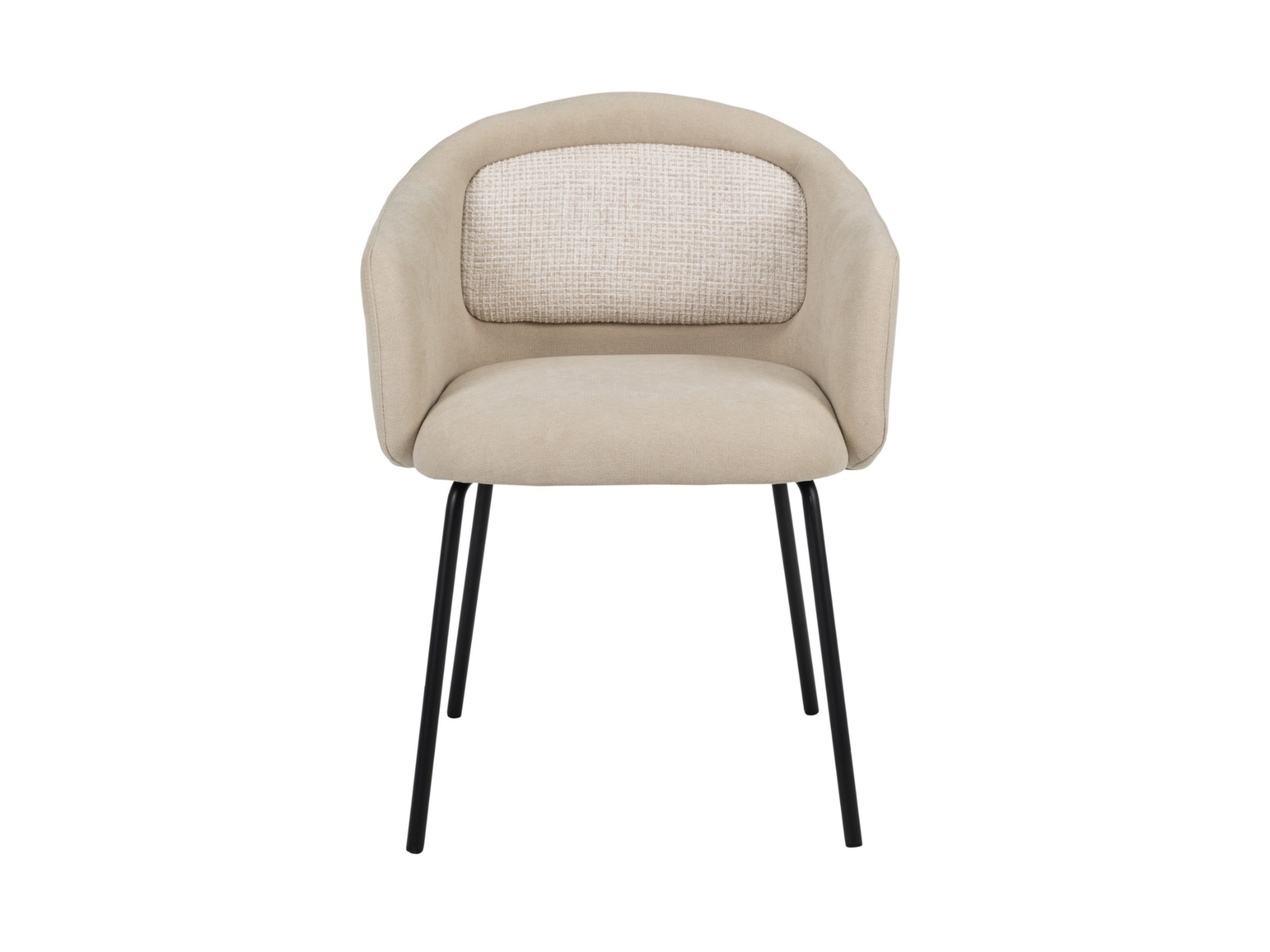 Стілець обідній Vetro Mebel Кокосове молоко/Чорний (M-242) - фото 5 Стілець обідній Vetro Mebel Кокосове молоко/Чорний (M-242) - фото 5